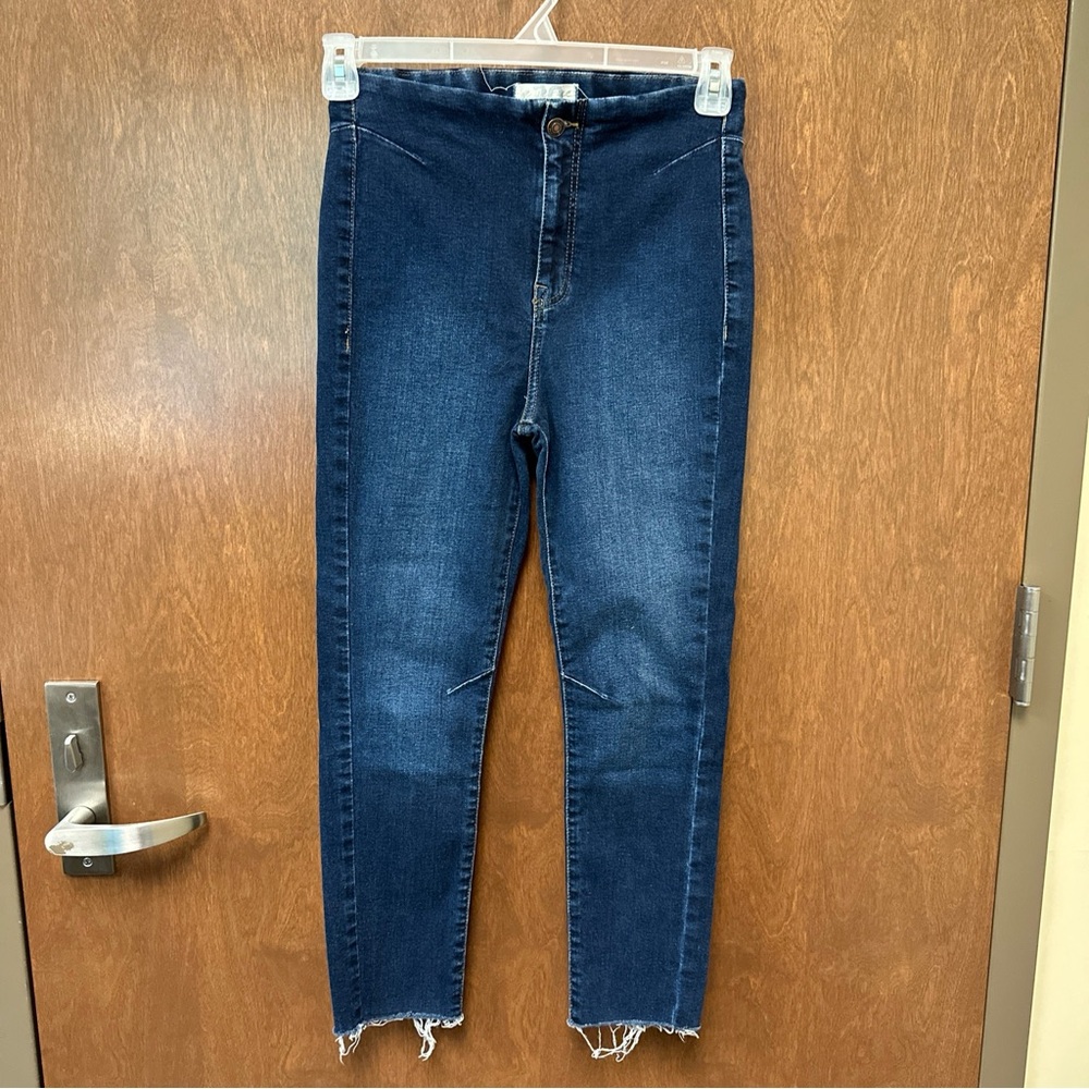 Free People - We The Free dark wash high waist skinny jeans - women’s size 30